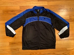Starter Boys Youth Full Zip Track Jacket Windbreaker Size XXL 2XL 18 Black Blue - Picture 1 of 5