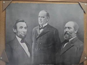 Abraham Lincoln McKinley Garfield Estate Find - Picture 1 of 6