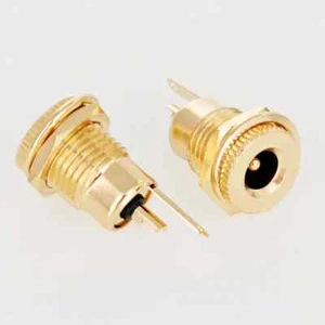 Gold Plated 30V 20A DC Jack Connector 2.1mm / 2.5mm DC Power Female Socket - Picture 1 of 10