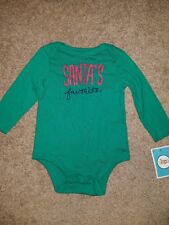 Circo Brand "Santa's Favorite" Christmas Holiday Baby Bodysuit Size 6-9 Months 