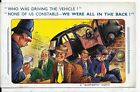 Vintage Bamforth Comic Postcard,Fitzpatrick"We Were All In The Back !"1962