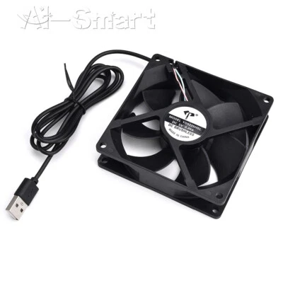 DC 5V / 12V Brushless Silent Cooling Fan USB PC Computer Case Cooler Fan - Image 1 of 4