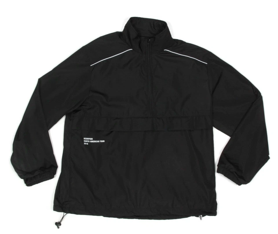 Chaqueta pulóver negra SCORPION Drake 2018 North American Tour 1/4 cremallera XL/746 Foto 1 de 4