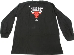 Nueva Camisa Adidas Negra Manga Larga Chicago Bulls Para Hombre Talla L Grande - Imagen 1 de 6