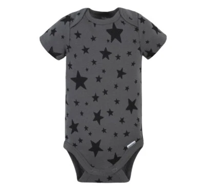 MODERN MOMENT BY GERBER BODY BEBÉ NIÑO GRIS Y ESTRELLA TALLA 0 - 3M NUEVO CON ETIQUETAS Foto 1 de 4