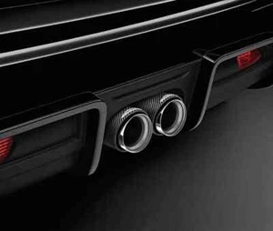 NEW MINI F54 F55 F56 F57 F60 JCW EXHAUST TAILPIPE CARBON TRIM TIP 18302349677 - Picture 1 of 3