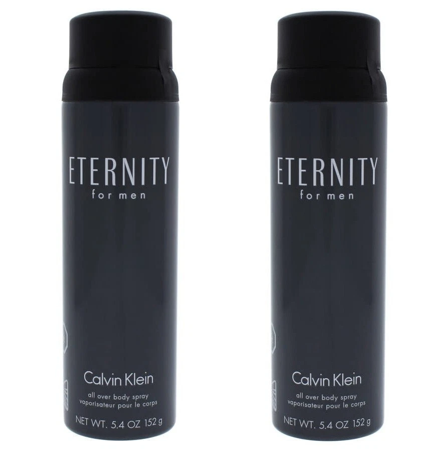 *PAQUETE DE 2* ETERNITY por CALVIN KLEIN para hombres spray para todo el cuerpo 5,4 oz 152 g NUEVO Foto 1 de 1