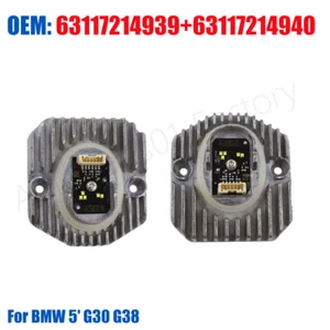 Front L+R Daytime Running Lights LED Module Control Unit For BMW 5' G30 G38 - Picture 1 of 5