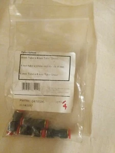 Tubo 4mm x 4mm tubo unión empujar para conectar (4 piezas) - Imagen 1 de 1