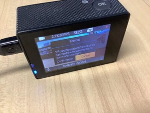 CamPark Action Camera Xtreme I + UHD 4k 64 SD CARD - Picture 1 of 6