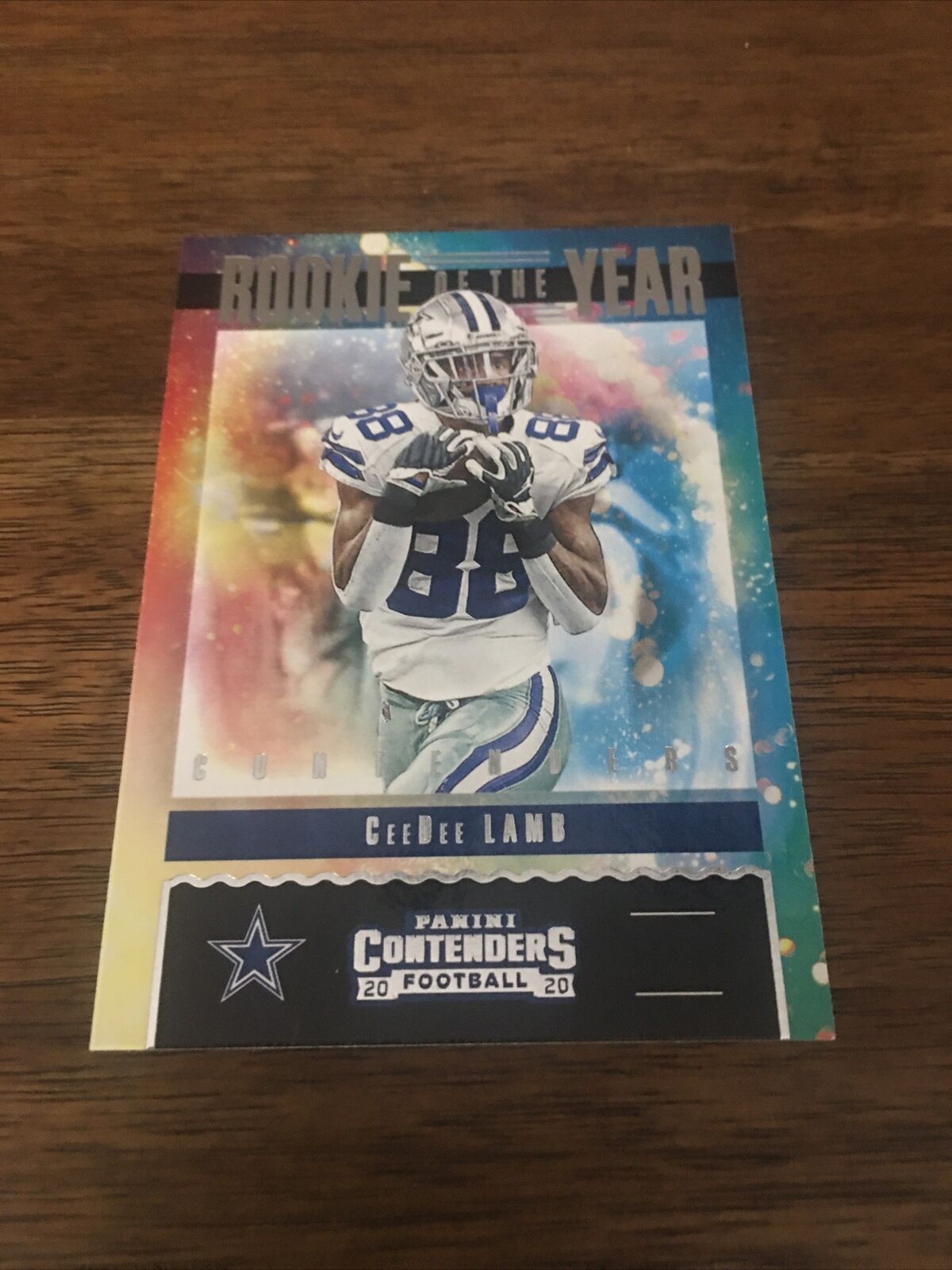CeeDee Lamb 2020 Panini Contenders Rookie of the Year Dallas Cowboys RC RY-CDL