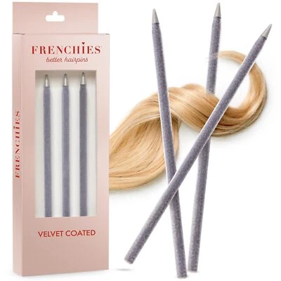 Ultra Flocked Extra Soft Hair Chopsticks for Women Girls Teens Buns French Tw... - Изображение 1 из 4