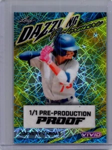 Joendry Vargas 2024 Leaf Baseball 1/1 Pre Production Proof - Afbeelding 1 van 1