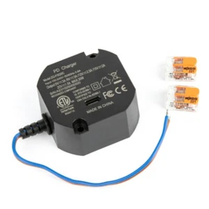 AC-Auf-USB-C-Adapter, Unterputz-Netzteil für die Wandmontage für USB-C-Tabl8466 - Picture 1 of 6