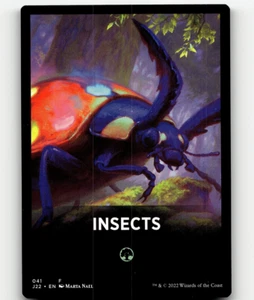 MTG Insects Theme Card Jumpstart 2022 Token - Picture 1 of 1