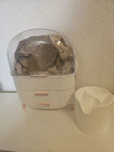 Winter Shore Weisser Make Up Organizer mit Pinsel Aufbewahrung - defekt - Bild 1 von 7