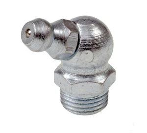 Zinc Plated Mild Steel 67 Deg Grease Nipples Fittings with M8 x 1 Taper Threads - Picture 1 of 1