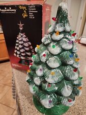 HA Vintage Marcia Ceramic Lighted Christmas Tree Inspirations Trim n Glo CTL-20