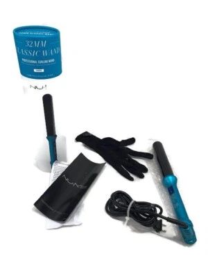 NuMe Classic Wand Curling Wand 32 MM Professional Turquoise 410*F Ceramic - Image 1 of 4