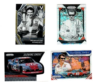 "RICHARD PETTY LOT"{X4} /99,WHITE SPARKLE SSP{X2}DIE CUT"BLOWING SMOKE" - Picture 1 of 4