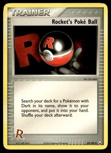 Rocket's Poke Ball 89/109 Team Rocket Returns carta Pokemon inglese non comune - Foto 1 di 2