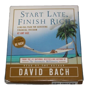 Start Late Finish Rich CD Audiobook David Bach Plan For Financial Freedom - Picture 1 of 3