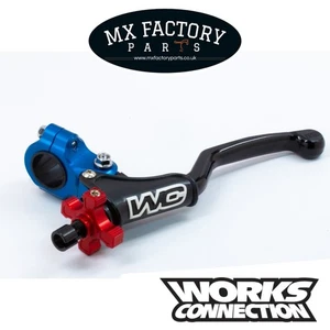 WC Clutch Perch Assembly Blue Red w/ Black Lever Elite CR CRF KX KXF RM RMZ Mx - Picture 1 of 5