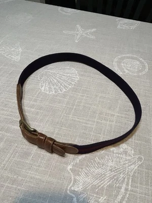 Cinturón de cuero de lana Coach vintage talla 32/80 cm estilo 7903 hebilla de latón hecho en EE. UU. Foto 1 de 4