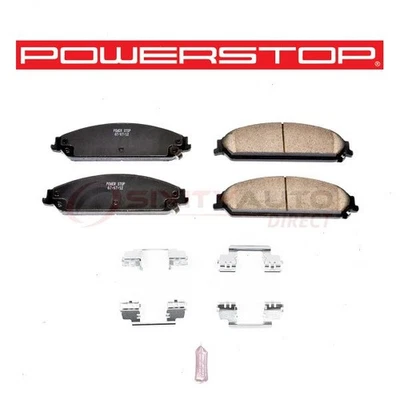 PowerStop Front Disc Brake Pad & Hardware Kit for 2013-2014 Dodge Avenger - ej - Изображение 1 из 4