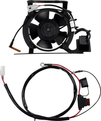 TTO Temperature Switching Radiator Fan Kit Trail Tech 732-FN3 For Most 16+ KTM - Image 1 of 4