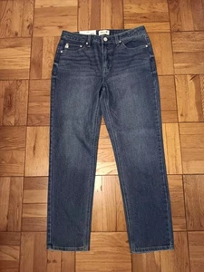 Seven7 NWT 90s Straight Women's Size 8 Blue Denim High Rise Jeans - Picture 1 of 9