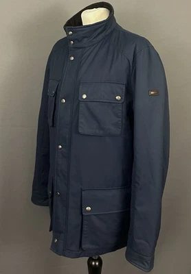 ABRIGO HACKETT - CHAQUETA AZUL MARINO DE TEJIDOS TÉCNICOS HACKETT - Hombre Talla Grande - L Foto 1 de 4