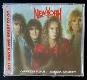 NEW YORK Carry The Torch & Electric Thunder cd + 2 BONUS TRACKS  Y&T Dokken KISS - Imagen 1 de 2