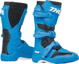 Thor Youth Blitz XR Boots Blue/Black Size 5 3411-0735 - Picture 1 of 4