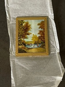 Ideal Petite Princess Wall Painting Picture Decoration Doll House Furniture 1960 - Picture 1 of 2