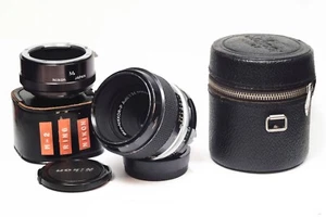 Nikon Micro-NIKKOR-P 55mm f/3.5 Non-Ai MF Lens + M2 Macro Tube - Picture 1 of 5