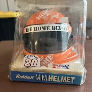 Tony Stewart Home Depot #20 Riddell Mini Helmet NASCAR-box Has Some Damage - Picture 1 of 5