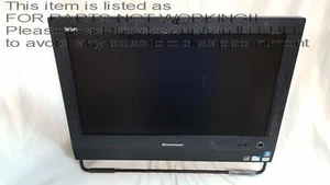 DAMAGED!! Lenovo thinkcentre m71z Intel Pentium G620 4GB 320GB 20" All In One - Picture 1 of 24