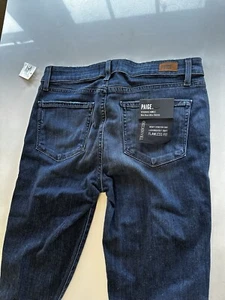 Paige Jeans Womens Verdugo Ankle Distressed Raw Hem Blue Size 29 - Picture 1 of 3