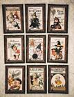 Set of 9 Cards~Vintage Halloween Dance~Greeting Card Toppers~Card Making~#144N