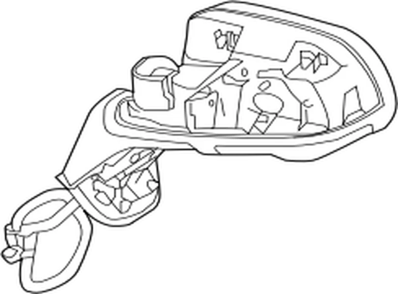 08-15 Infiniti EX35 EX37 QX50 POWER AUTOMÁTICO DIM Espejo derecho pasajero derecho nuevo OEM Foto 1 de 1