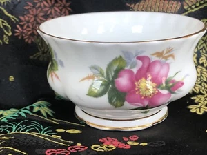 Royal Albert Prairie Roses 3.75”Open Sugar Condiment Bowl Bone China England - Picture 1 of 3