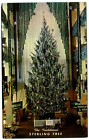 Cleveland Ohio Oh Sterling Linder Davis Christmas Tree Postcard