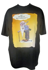 T-shirt Shirt lustig Alter verheiratet S M L XL XXL 3XL 4XL 5XL schwarz - Picture 1 of 1