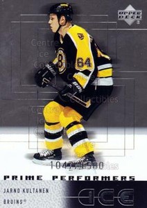 2000-01 UD Ice #109 Jarno Kultanen