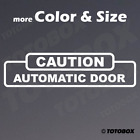 Automatic Door Sign Sticker Decals Auto Business Store Sign Window Door Stickers