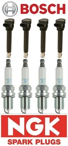 BOSCH Ignition Coil 0221604115 + NGK Spark Plug PFR7S8EG SET compatibility below - Bild 1 von 6