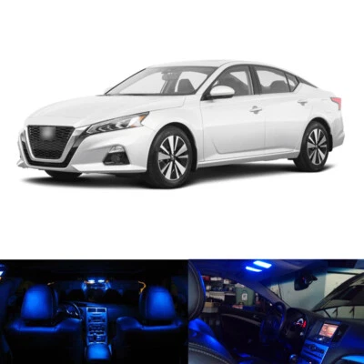 11 luces de matrícula LED azules equipamiento interior para Nissan Altima 2019 2020 Foto 1 de 3