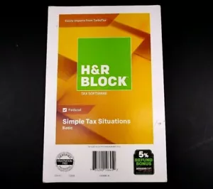 H&R Block Tax Software 2018 Basic Simple Tax Situations Federal - Picture 1 of 4