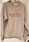 Sweat-shirt femme vintage années 1980 en jean bongo taille L fabriqué aux États-Unis